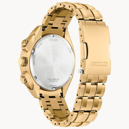 Gold Stainless Steel Sport Watch