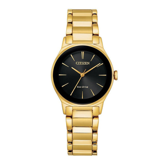 Gold Stainless Steel Dress Watch