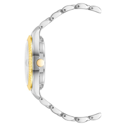 Multicolor Metal Dress Watch