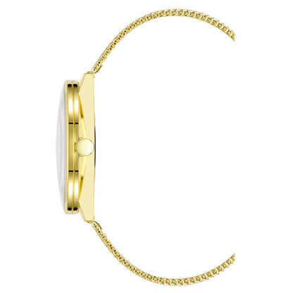 Gold Stainless Steel Dress Watch