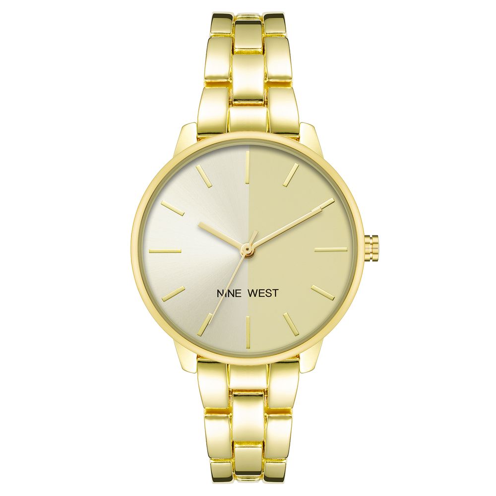 Gold Metal Dress Watch