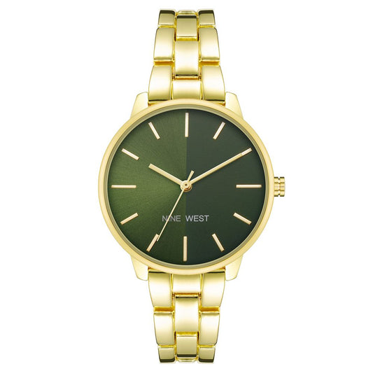 Gold Metal Dress Watch