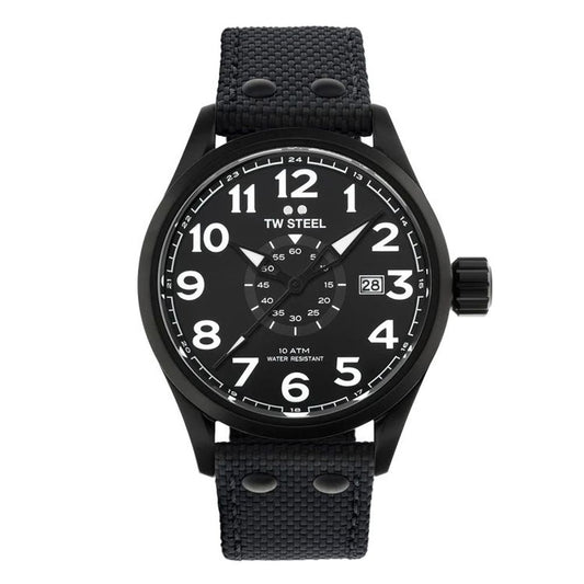 Black Fabric Sport Watch
