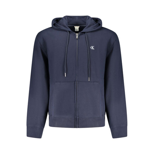 "Blu Cotton Men's Hooded Sweatshirt"