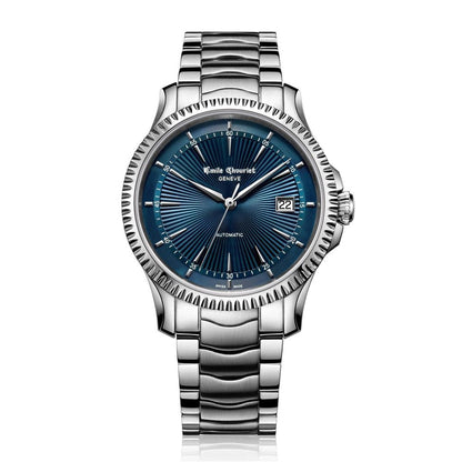 Gray Stainless Steel Dress Watch