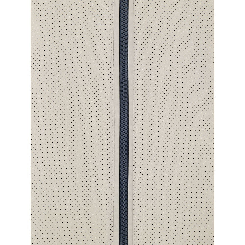 Gray Polyester Shell Jacket