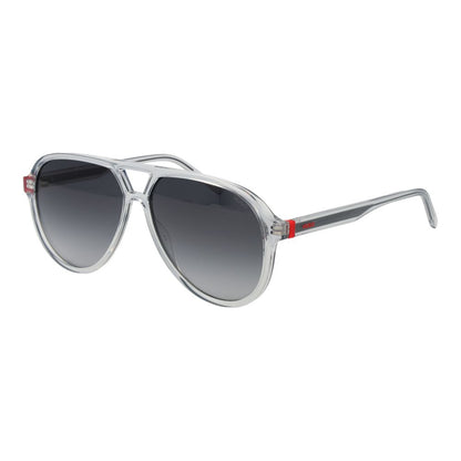 Gray Stainless Steel Sunglasses