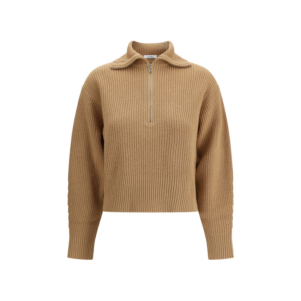 Brown Wool Sweatshirt