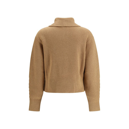 Brown Wool Sweatshirt