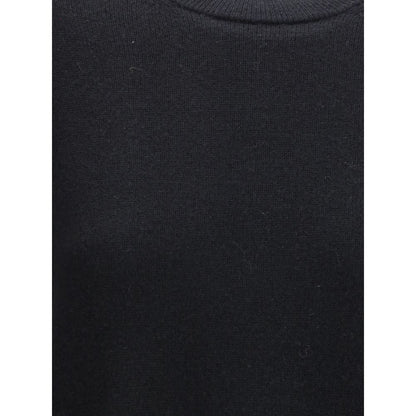 Black Wool Sweatshirt
