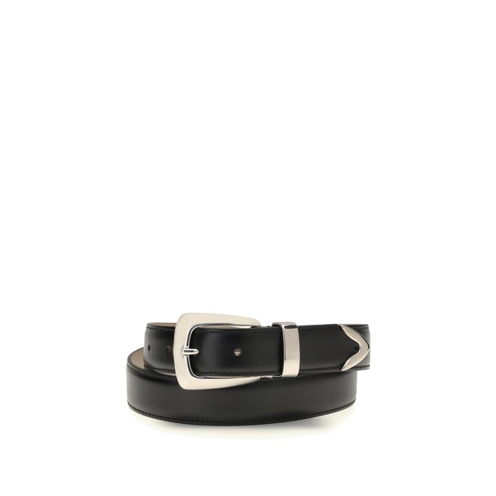 Black Calf Leather Bos Taurus Regular Belt