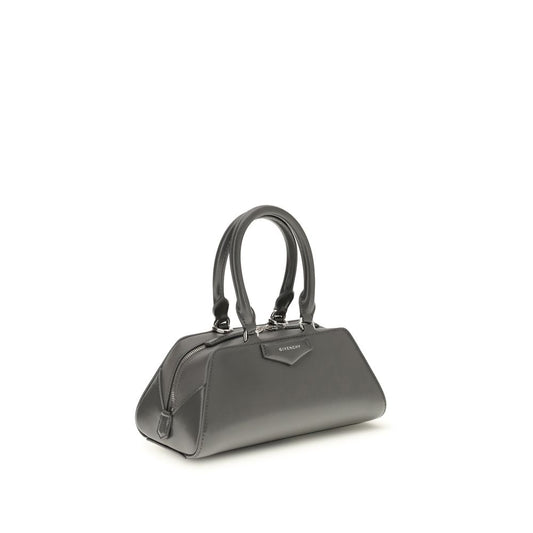 Gray Calf Leather Bos Taurus Handbag
