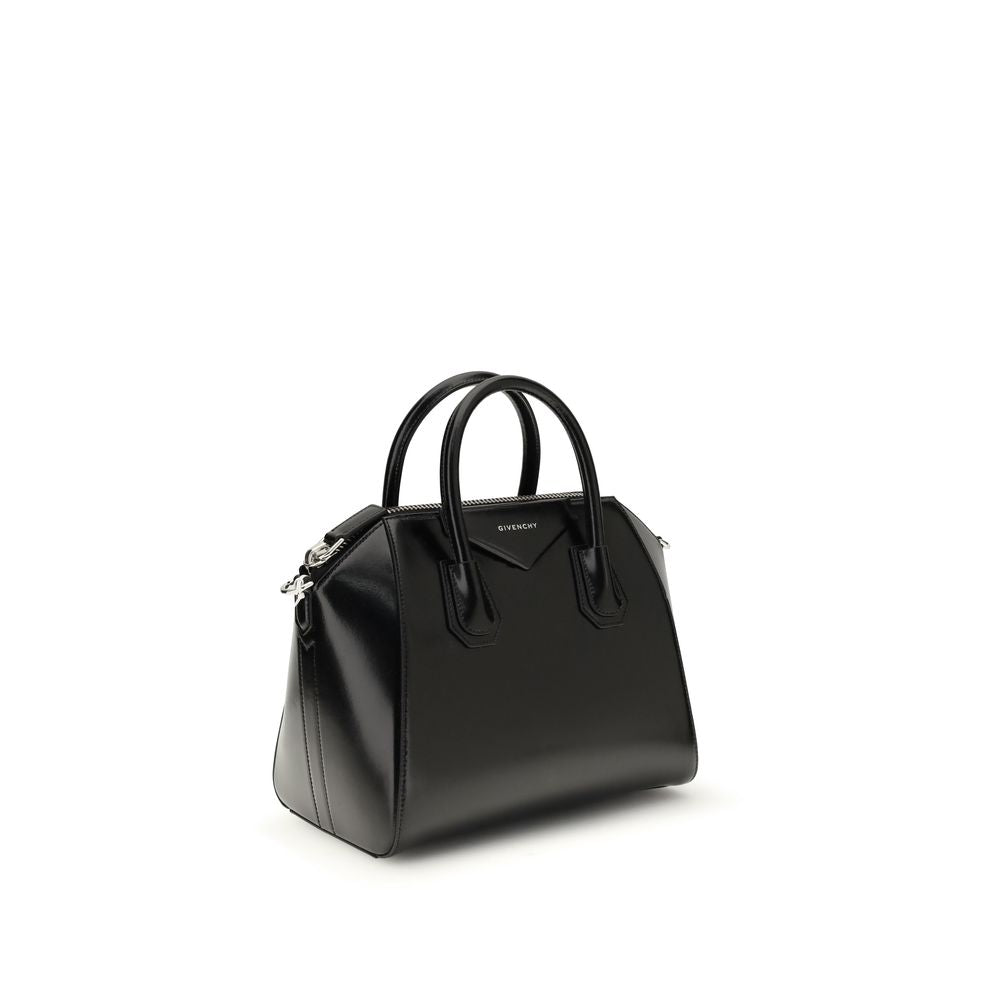 Black Calf Leather Bos Taurus Handbag