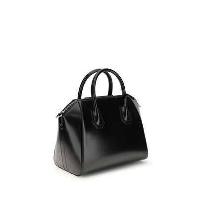Black Calf Leather Bos Taurus Handbag