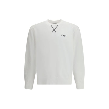 White Cotton Sweatshirt