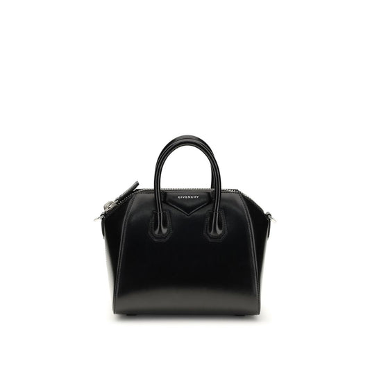 Black Calf Leather Bos Taurus Handbag