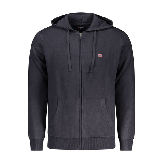 Blu Poliestere Men Cardigan