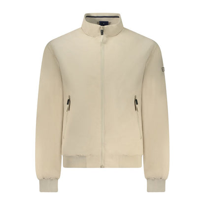 Beige Cotton Male Jacket