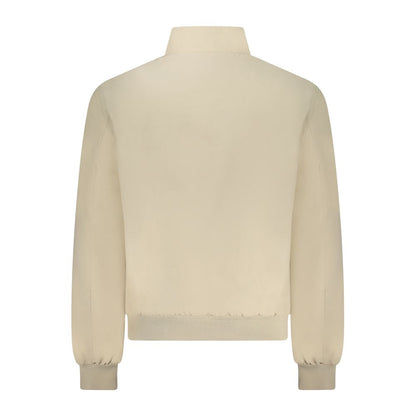 Beige Cotton Male Jacket