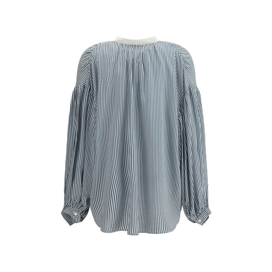 Bicolor Viscose Pattern Shirt