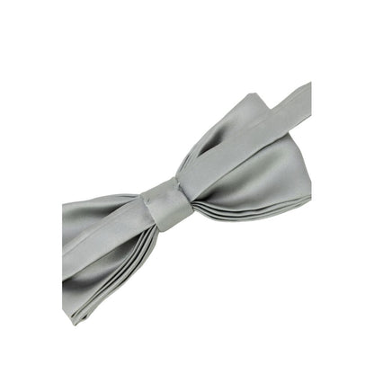 Gray Silk Bowtie