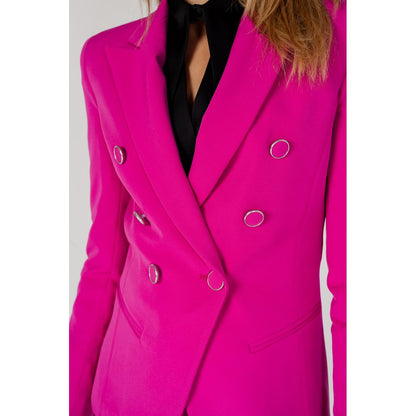 Pink Polyester Blazer