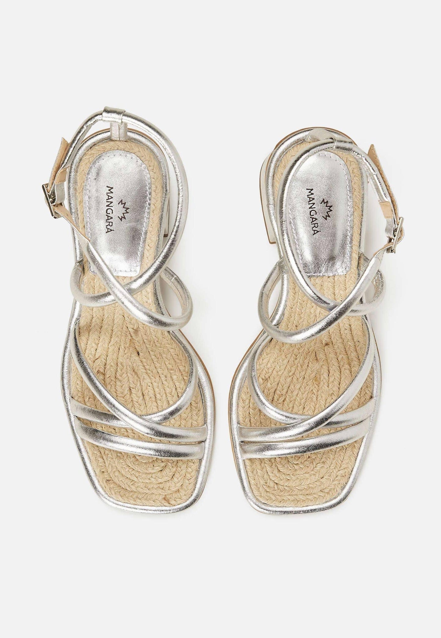 Silver Bromelia Women'S Sandals - Block Heel