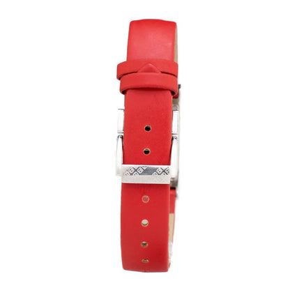 Multicolor Leather Dress Watch