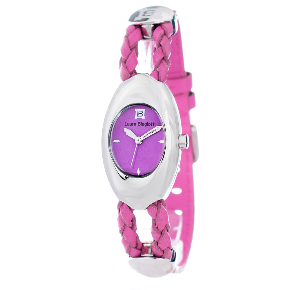 Multicolor Leather Dress Watch
