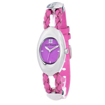 Multicolor Leather Dress Watch