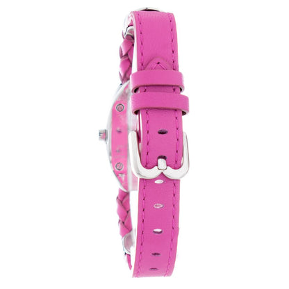 Multicolor Leather Dress Watch