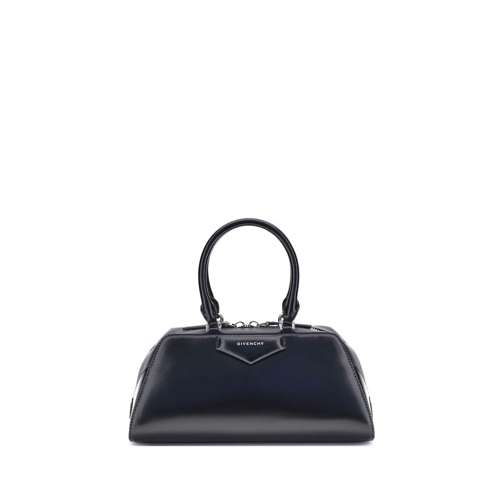 Black Calf Leather Bos Taurus Handbag