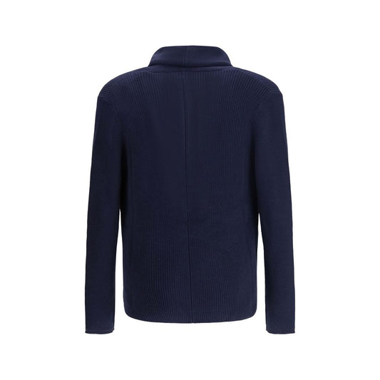 Blue Cotton Cardigan