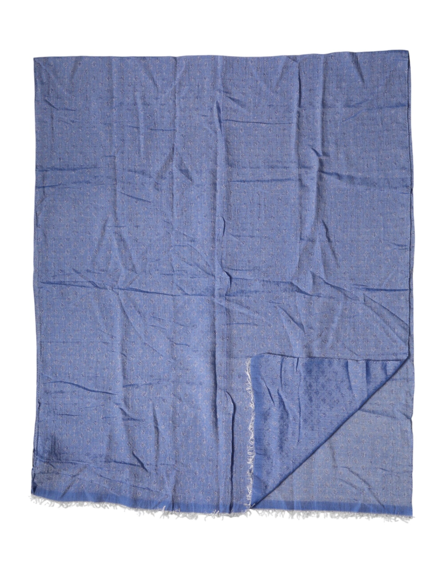 Blue Lace Stole Cotton Neck Wrap Shawl Scarf