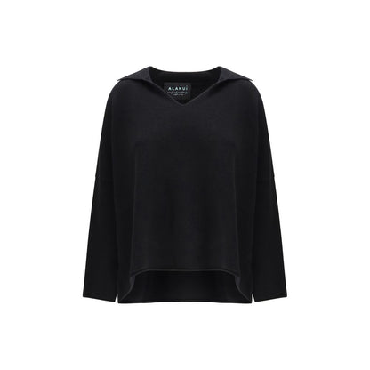 Black Cashmere Sweatshirt