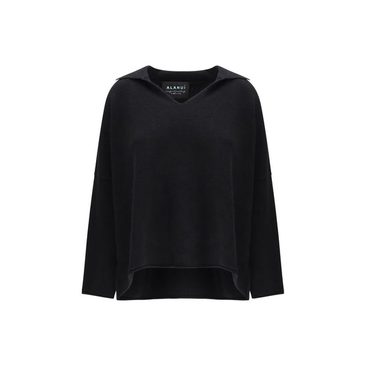 Black Cashmere Sweatshirt