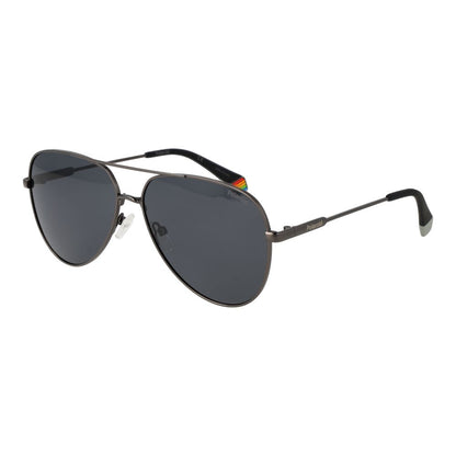 Gray Metal Sunglasses