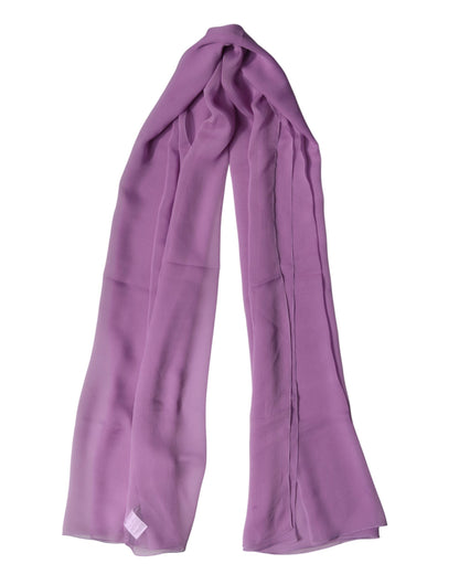 Purple Stole Silk Neck Wrap Shawl Men Scarf
