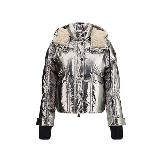 Silver Polyester Coat
