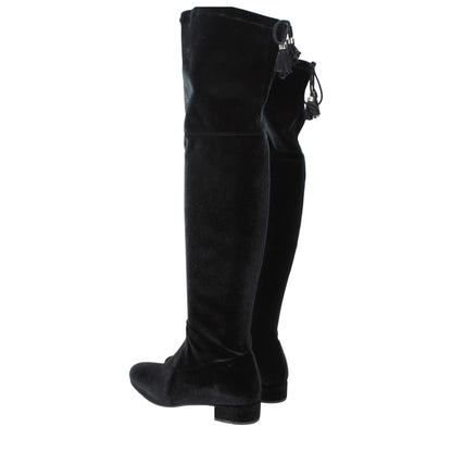 Black Velvet Over The Knee