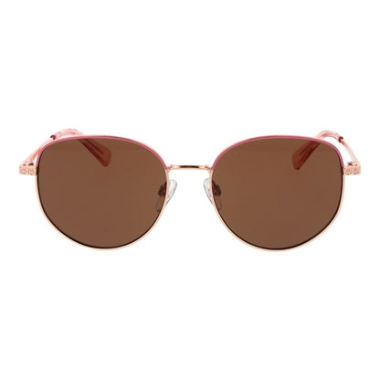 Rose Gold Metal Sunglasses