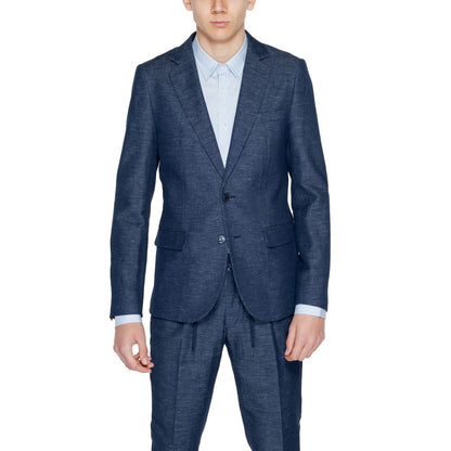 Blue Cotton Blazer