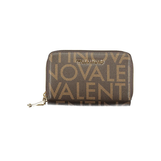 Marrone Polyurethane Women Wallet