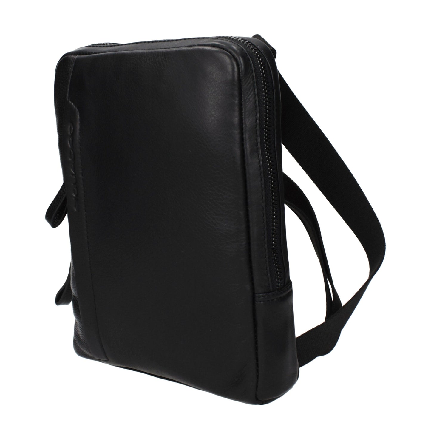 Black Leather Crossbody Bag